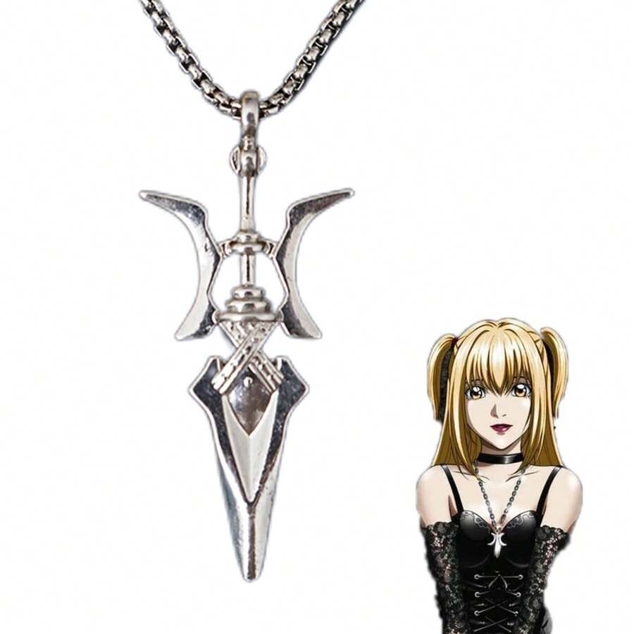 Anime Peripheral Necklace  Fashion Hip-Hop Personality Fangtian Painting Halberd Pendant Necklace - Fangtian Halberd - View 1