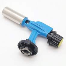 Đèn khò nấu ăn nhiệt độ cao 1300°C, 4 chế độ, đầu đốt gas dùng trong nhà bếp, nướng và áp chảo (bít tết, kem brûlée, làm cháy xém nguyên liệu) - Màu xanh lam - Xem 4