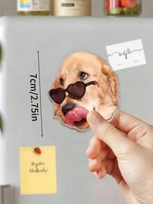 Nam châm tủ lạnh acrylic in ảnh cá nhân, trang trí tủ lạnh theo yêu cầu, quà tặng Ngày của Cha, nam châm tủ lạnh acrylic in ảnh tùy chỉnh, kỷ niệm độc đáo dành cho gia đình và người thân yêu, quà tặng Ngày của Cha và Lễ Tạ ơn. - Nhiều màu - Xem 7