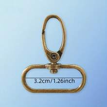 5Pcs/Pack 16/20/25/32/38mm Metal Snap Hook Lobster Clasp Collar Carabiner Belt Buckles DIY KeyChain Bag Part Accessories - Multicolor - View 15