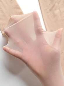 4双丝滑透明连裤袜，20D，高腰塑形，加固袜尖，超级柔软舒适，经久耐穿，适合日常穿着。性感迷人的丝袜，是圣诞节和情人节的绝佳礼物。 - 杏色 - 查看 9