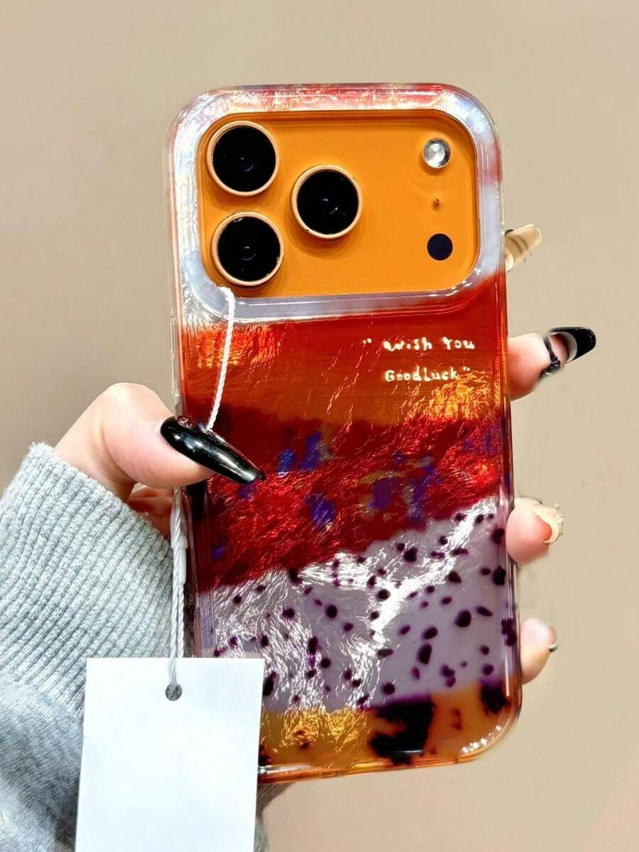Ốp lưng điện thoại họa tiết da báo và băng tuyết cổ điển, tương thích với iPhone 17 Pro Max, 17 Pro, 17 Air, 17, 16, 15, 14, 13, 12 Pro Max, 14 Plus, 15 Plus, 16 Plus, 17, 16, 15, 14, 13, 12, 11, ốp bảo vệ cao cấp phong cách retro với họa tiết mực loang.