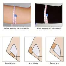 1 Pair Compression Leg/Arm Sleeves, Unisex Scar Cover Wrist Support, Lightweight Elastic Arm Sleeve, Elbow Sleeve, Solid Color Compression Ice Sleeve, Anti-Sprain & Thrombosis Elastic Arm Sleeve Summer,Gloves,Party - A - View 4