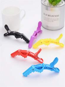 10pcs/5pcs/1pc Women's Hair Styling Clips, Makeup Positioning Alligator Clips, Ladies Beauty Long Mouth Clips, Suitable For Makeup, Beauty, Hairdressing And Other Occasions. Applicable For Home Makeup, Hair Salon And Beauty Salon. Fashion Hair Accessories Beach Claw Clips - Multicolor - View 6