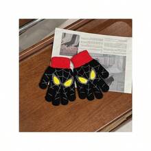 Spiderman Winter Children's Warm Gloves Marvel Anime Cartoon Knitted Gloves Cute Decoration Kids Christmas Gifts 5-10Y