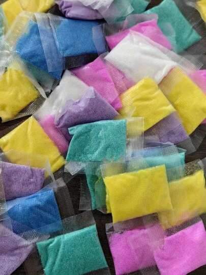 30pcs Disposable Ashtray Sand, Colorful Deodorizing, Prevents Ash Scattering, Suitable For Home & Office Cleaning, Effectively Removes Ashes, Compact Design, Easy To Use