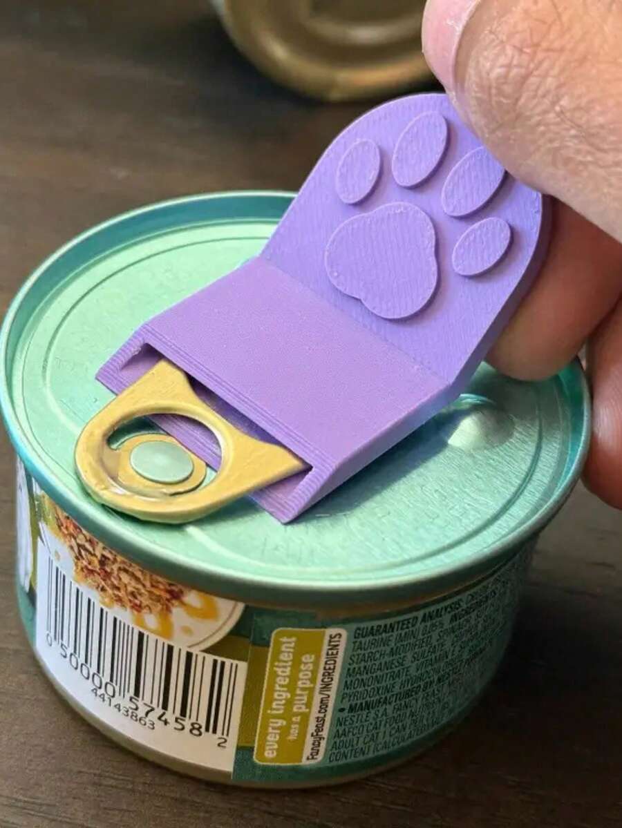 3pcs Pet Can Opener, Ergonomic Non-Slip Handle, Suitable For Cat/Dog Food Cans, Durable Plastic Kitchen Tool, Easy To Clean Design - Can Opener - View 1