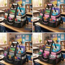 Large Capacity Multi-Functional Cleaning Tool Organizer Bag Durable Crossbody Tool With Multiple Compartments, Mixed Colors For Home & Outdoor Use, Cleaning Accessory, Sturdy Construction,Christmas Gift