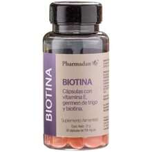 Biotina con Vitamina E, 30 Cápsulas de 700 mg c/u, Vitaminas para el Cabello, piel y uñas. - / - Ver 1
