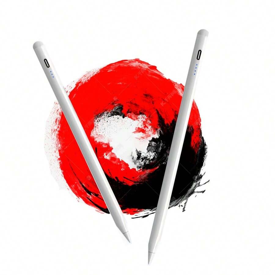 Upgraded Stylus Pen Compatible With Ipad 6th-11th Generation-2X Fast Charge Active Pencil Compatible With 2018-2025,Compatible With Ipad Pro 11"/12.9"/M4,Compatible With Ipad Air 3/4/5/M2/M3,ForiPad Mini 5/6 Gen-O-Shaped Pen Holder - White - View 1