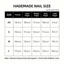 10Pcs/Set Handmade Short Duckbill Press - On Nails, Yellow & Coral Orange With Feathers & Rhinestone Details Accessories., Ideal For Girly Gatherings & Casual Chic - Màu Cam san hô - Xem 3