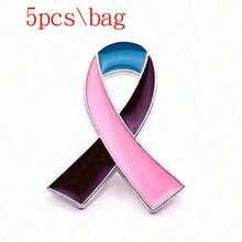 10 件乳腺癌宣传丝带别针徽章 - 银背合金胸针，适用于健康慈善活动、筹款、宣传活动和个人支持 - 展示您的团结和同情心，可作为衣服配饰别针、包包饰品、学校办公室配饰、衬衫夹克珠宝、圣诞节万圣节衣服别针、有趣可爱的教师礼物 - 胸針 - 查看 28