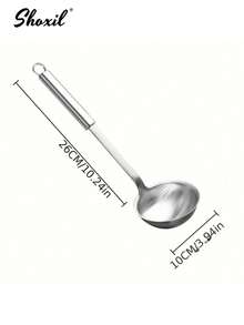 shoxil 1个304不锈钢勺架、铲架、筷架，288克，防止铲子倾斜，重心稳定，拉丝表面，保持炉灶台面清洁，适用于厨房和餐厅。 - 銀色 - 查看 10