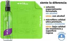 Opticlear? | Kit de Limpieza para Pantallas SIN Alcohol | Solución 125ml + Microfibra Ultra Premm 19x17cm - Verde lima - Ver 6