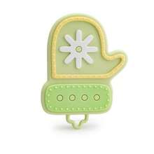 Mordedor de silicona hervida de grado alimenticio, forma navideña, juguete de dentición de silicona anti-mordida para bebés - Papá Noel está bronceado - Ver 9