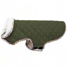 Winter Warm Dog Jacket, Pet Coat For Cold Weather, Dog Outdoor Jacket, Dog Snow Suit, Dog Outdoor Cotton Coat, Water-Resistant Fabric, Suitable For Small, Medium And Large Dogs - Burgundy - View 11