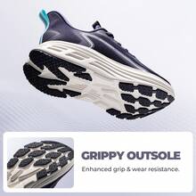 Women's Slip-On Walking Shoes - Hands-Free Cushioned Running & Tennis Sneakers, Non-Slip Athletic Shoes For Gym, Workout, Sports - Blue - View 8