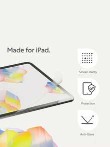 适用于 iPad (A16) 和 (第十代) 的 1 片屏幕保护膜 - 触感如真纸，蝴蝶式无气泡安装，保护 Apple Pencil 笔尖 - 無色 - 查看 4