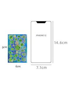 Zestaw 8 naklejek z brokatem w stylu retro dla dziewczynek, króliczek truskawkowy, czterolistna koniczyna, srebrne naklejki na telefon, dziennik - Kolorowy - Zobacz 8