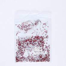 SS3-SS60 Red Series Deep Red Color High-Quality Glass Flat Bottomed Diamond With 12 Equal Cut Surfaces, Suitable For DIY Jewelry, Clothing, And Other DIY Projects - Multicolor - View 45