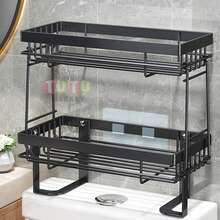 Estante De Almacenamiento Multifuncional Negro De 1 Pieza, 2 Pisos Organizador Estante Multifucion Para Inodoro Tank ,Estante De Almacenamiento De Inodoro De 2 Niveles, Organizador De BañO Sobre Inodoro, Estante De Almacenamiento Sobre El Inodoro, Estante De BañO Sobre El Inodoro, Estante De Almacenamiento Para Inodoro, Estante De Almacenamiento Para BañO, Estante De Almacenamiento Para BañO, Estante De Almacenamiento Encima Del Inodoro, Organizador De Almacenamiento De BañO De 2 Capas, Estante De Almacenamiento Para Inodoro Mejorado Sin Perforaciones, Estante De Almacenamiento Para El Hogar, Organizador De BañO, Estante Para Inodoro Multifuncional - Negro - Ver 10
