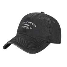 California Los Angeles EST 1926 Washed Vintage Baseball Cap - Classic Retro City Themed Snapback Hat, Outdoor Casual Streetwear Vacation Hat, Sunny West Coast Personality Chic Cap - 藏蓝色 - 查看 3