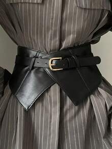 1pc Women's Renaissance Accessory Dark Sexy Asymmetrical Waist Belt, Suitable For Halloween Party Or Daily Commute