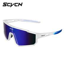 SCVCN For Women Cycling Glasses, Y2K Fashion Glasses, Bike Eyewear For Mountain Bike Road Bike Outdoor Sports Cycling Driving Fishing Running Golf Beach Baseball Single Glasses White Frame - Multicolor - View 14
