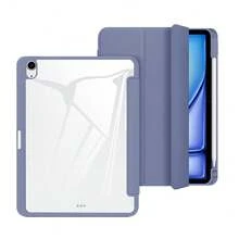 Hybrid Slim Case Compatible With Ipad (A16) 11th Generation 11 Inch (2025), IPad 10th Generation 10.9 Inch (2022) - Shockproof Cover With Clear Transparent Back Shell & Pencil Holder, Pink - Multicolor - View 84