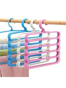 1pc Multi-Function Hanger That Keeps Pants And Scarves Organized, Premium Closet Organizer For Dorms And Home, Frame For Long-Lasting Use, Lightweight And Easy To Install, Reduces Clutter, Prevents Slips And Creases, Maximizes Closet Space, Ideal For Travel And Small Apartments