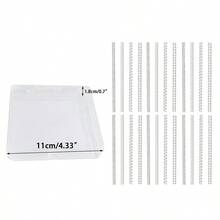 KLONKEE 4 件装塑料戒指调节器，隐形贴合，可调整松动戒指，男女通用珠宝尺寸保护器，金色和透明款可选 - 透明+透明 - 查看 19