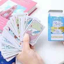 1pc Dark And Sweet Cartoon Style Themed Playing Cards Are Suitable For Student Gatherings, Board Games, Themed Party Interactions, And Daily Leisure And Entertainment Scenes During The School Year,New Year's Gift, Valentine's Day Gift, Easter Gift. - Multicolor - View 6