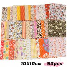 30/50pcs 4x4 Inch Colorful Fabric Squares, DIY Craft Materials, Patchwork Quilting Fabric, Assorted Patterns, Suitable For Sewing, DIY Arts, Scrapbooking, Quilting, Pillows, Pet Clothes, Accessories And More - Multicolor - View 15