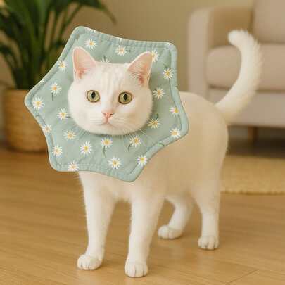 Cat Cone Collar, Soft Pet Cone Collar For Dogs And Cats, Anti-Lick, Cute Design, Post-Surgery Pet Supplies