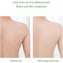 Shower Exfoliating Back Scrubber Bath Wipe Cleaning Japanese Towel - Black - View 7