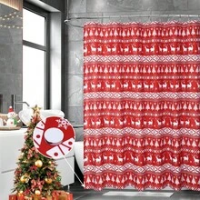 Plateaux et tapis d'arbre de Noël - Rouge - Voir 7