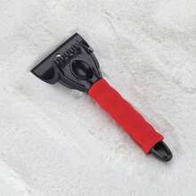 Premium Winter Car Snow Removal Tool – Durable ABS Plastic & Steel Ice Scraper With Ergonomic Handle For Scraping Snow, Ice & Frost, Compact & Easy To Store - Black - View 10