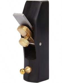 Fafeicy Cepillo Plano de Madera para Carpintero Profesional, Manual con Hoja de Manganeso Alta Calidad, de Ébano, 120mm para Corte, Pulido y Desbarbado - 80 mm - Ver 5