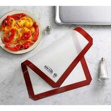 Star Foodservice 36640 Commercial Silicone Baking Mat Non-Stick Pan Liner, (Quarter Size) Pack of 12(8 x 12 inch) - Multicolor - Ver 4