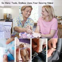 This Sewing Kit Is An Ideal Gift For Grandmothers, Mothers, Adults, Beginners, Travelers, And Emergency Personnel. It Contains Professional Sewing Supplies Such As Sewing Scissors, 38XL Sewing Thread, Soft Ruler, And Sewing Needles. Suitable For Clothing Sewing, Cross-Stitch, Embroidery, And More. - Multicolor - View 7