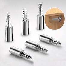 20pcs Self-Drilling Shelf Support Pins - Durable Multi-Purpose Shelf Brackets, Suitable For Cabinets, Bookcases, Wardrobes And Furniture - Easy Installation, Secure Fixation