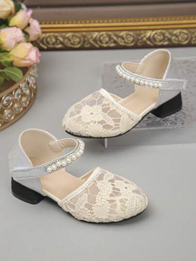 1 Đôi sandal cao gót thời trang và mộng mơ dành cho các nàng công chúa nhỏ, đa năng cho các buổi tiệc, biểu diễn, kỳ nghỉ, món quà tuyệt vời nhất dành cho trẻ em, thích hợp cho mùa hè.