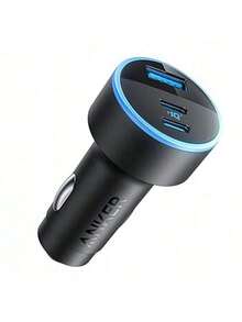 anker A2736 迷你 67W 充电器，三口快充，高效散热，小巧便携，防滑稳固插脚，旅行必备，黑色 - 黑色 - 查看 1