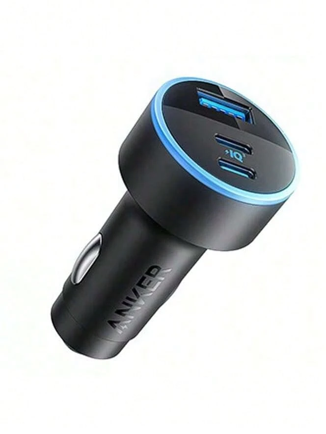 anker A2736 迷你 67W 充电器,三口快充,高效散热,小巧便携,防滑稳固插脚,旅行必备,黑色 - 黑色 - 查看 1