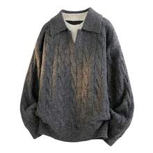 Swetry sportowe męskie - Niebieski - Zobacz 3