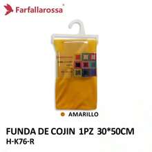 Funda de almohada color amarillo de alta durabilidad de 30cm*50cm - Amarillo Mostaza - Ver 2