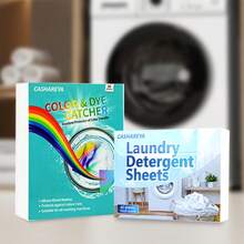 40pcs Plastic-Free Laundry Care Sheets | Micro-Bubble Penetration Technology + Long-Lasting Fragrance - White - View 4