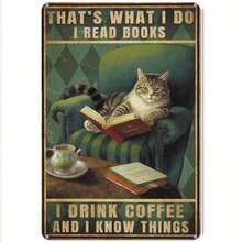 1pc Retro Metal Signs, Funny Animal Tips Tin Decor, Vintage Poster Funny Decorations, Hippie Posters For Bar Bathroom Room Wall Art, 30.48x20.32 Cm