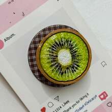 1pc Fruit Themed Magnetic Phone Holder, Retractable Slouchy Desktop Stand - Multicolor - View 7