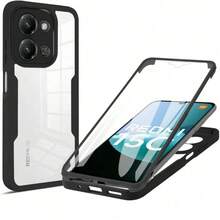 Hadaasi 黑色手机壳,带屏幕保护膜,360°全方位保护,防震,透明超薄后盖,兼容Redmi A5 4G(长度:171mm)/ POCO C71 4G(长度:171mm)、S26 Ultra/S26 Plus/S26/S25 Ultra/S25 Plus/S25/S25 Edge/S25 FE/A57/A37/A17/A07/A56/A36/A26/A55/A35/A25/A15、Apple 17e/17pro/17pro max/Air/17/16pro/16pro max/16plus/16/16E/15 Plus以及荣耀400/400 Pro/400 Lite。 - 黑色 - 查看 10